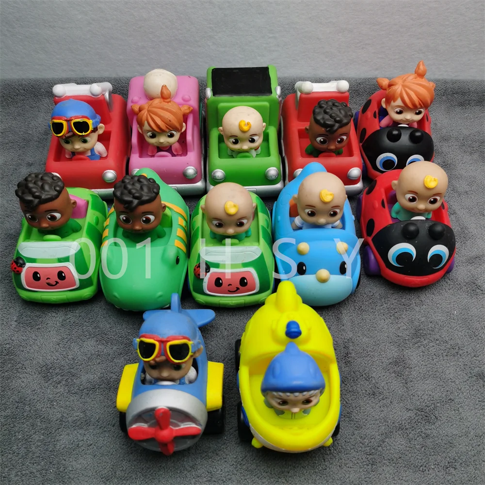 Originele Multi Style Willekeurig Sturen 7cm ~ 8.5cm Watermeloen Pop Kleine Auto Kinderen Spelen Thuis Speelgoed Cadeau