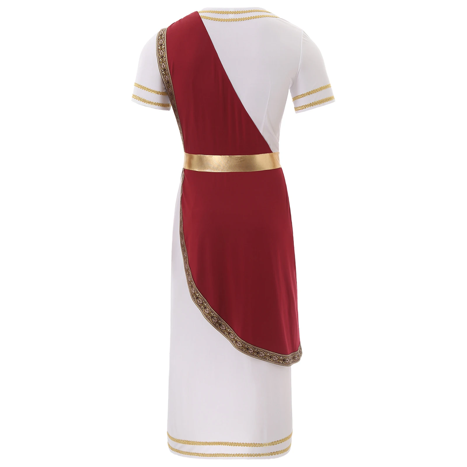 Oude Griekse Romeinse Toga Caesar Kostuum Grecische God Mythologie Filosoof Rome Adel Cosplay Fancy Dress-Up Voor Mannen