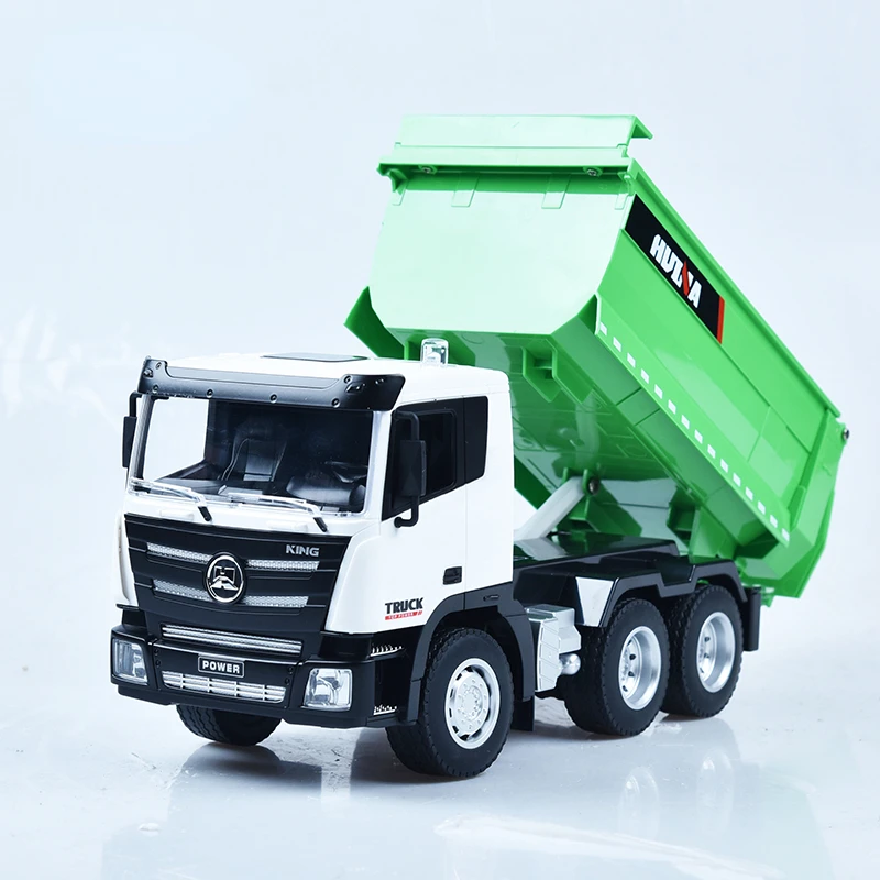 RC Engineering Vehicle Toy Electric Truck Model Simulation Dump Truck Boy and Children's Gift