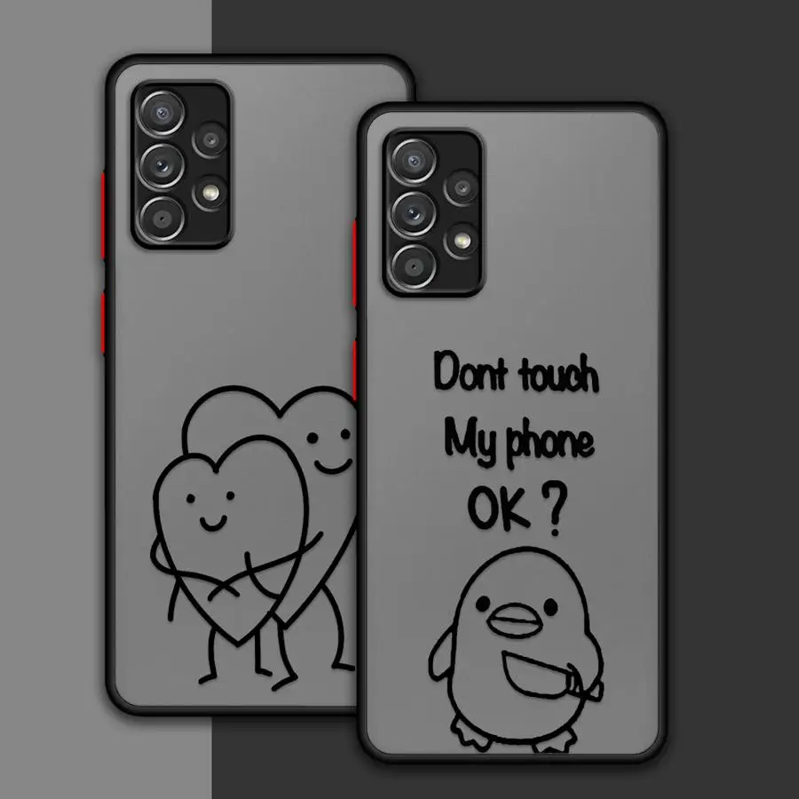 Casing Handphone Gambar Kartun Menarik untuk Samsung Galaxy A21s A54 A52 A56 A35 A36 A25 A26 A73 A22 A24 A34 A53