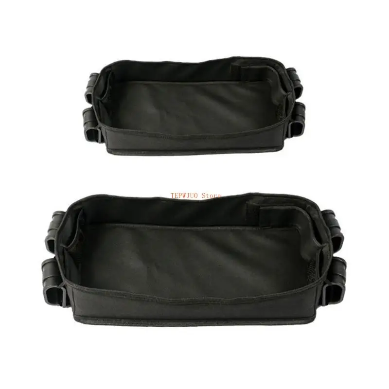 

U50F Child Snacks Play Tray OXford Cloth Dinning Plate for Strollers with Cup Rack