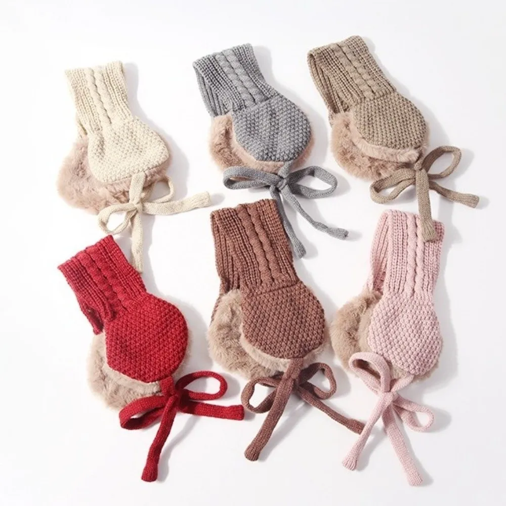 

Модные ветрозащитные зимние утолщенные наушники, повязка на голову, складной плюшевый чехол для ушей, теплый шарф, уличные антихолодные наушники для детей