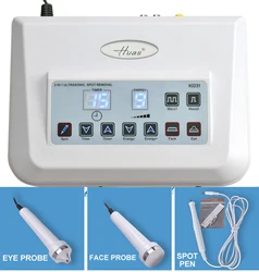 Máquina Facial ultrasónica 3 en 1, tatuaje ultrasónico, etiqueta Facial, verrugas, topo, eliminación de pecas, belleza, Micro Plasma, pluma de eliminación de pecas