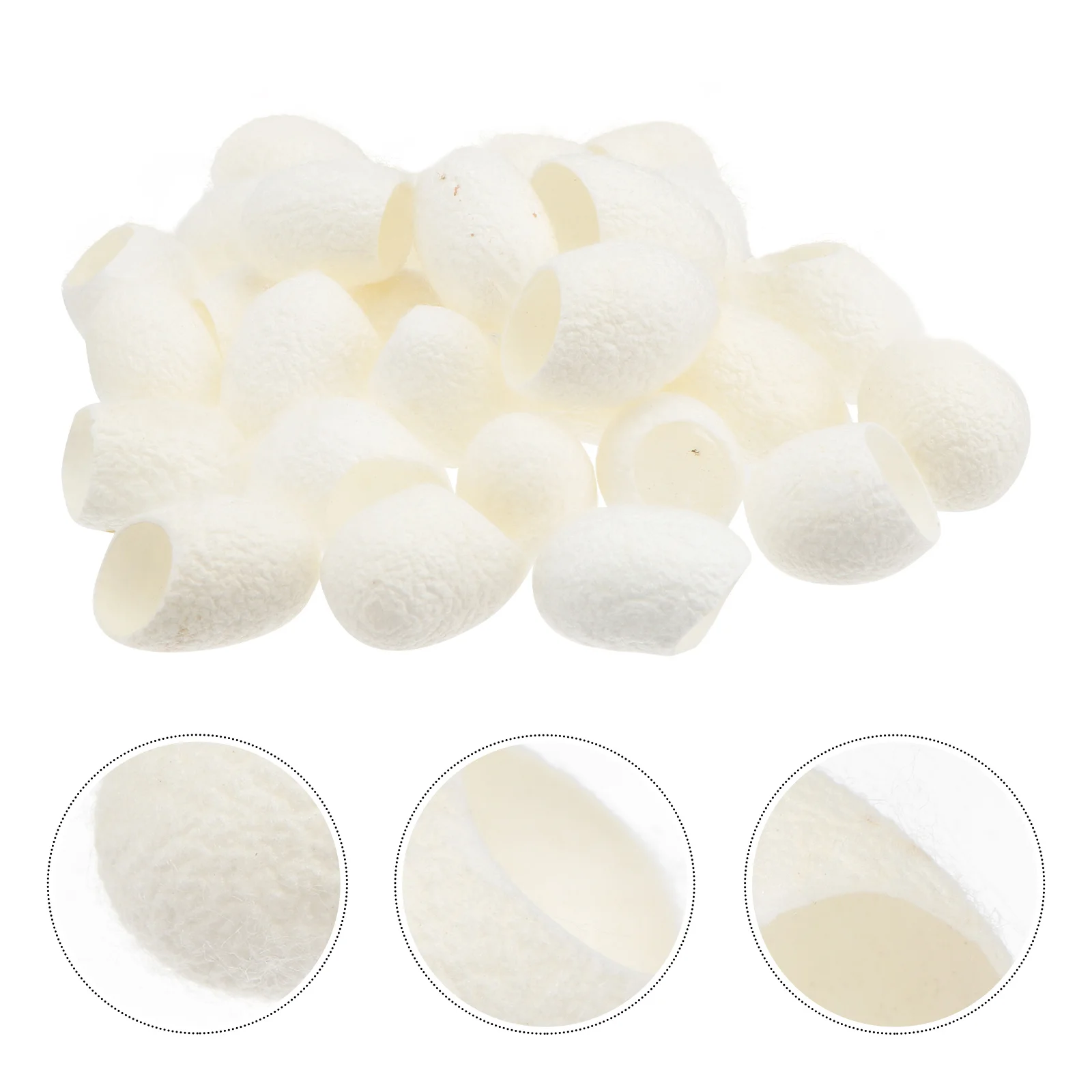 100pcs Natural Silk Ball Facial Cleanser Exfoliating Face Scrubber For Blackhead Removal Pore Cleaner Skin Care Tool Facial