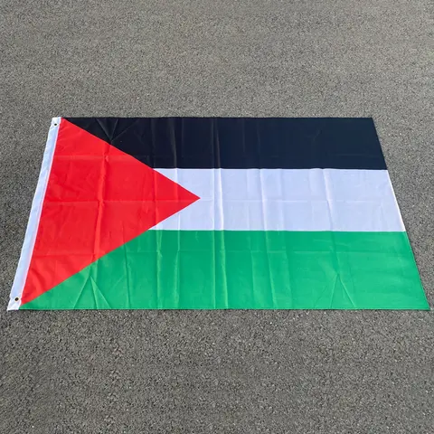 Aerlxemrbrae 대형 팔레스타인 깃발 60*90cm /150x90cm 고품질 폴리 에스터 가자 팔레스타인 배너 매달려