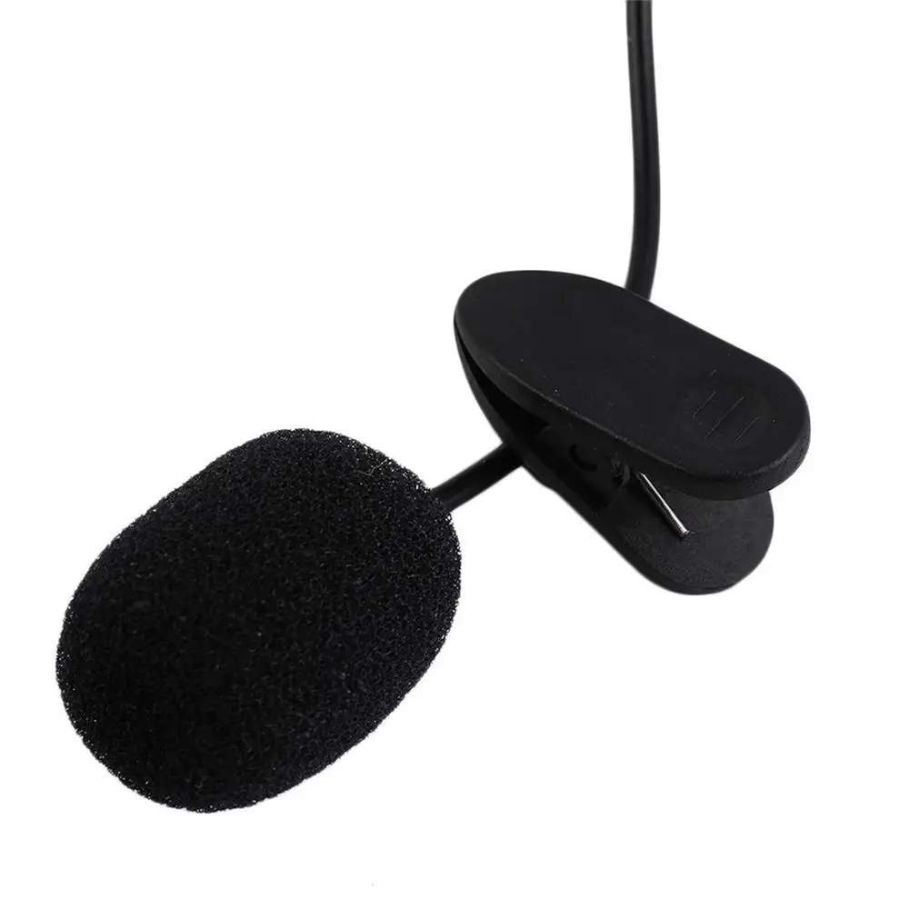 Smartphones Condenser Wired Microphones Clip On Lapel Handsfree Lavalier Mic For Phone PC Recording