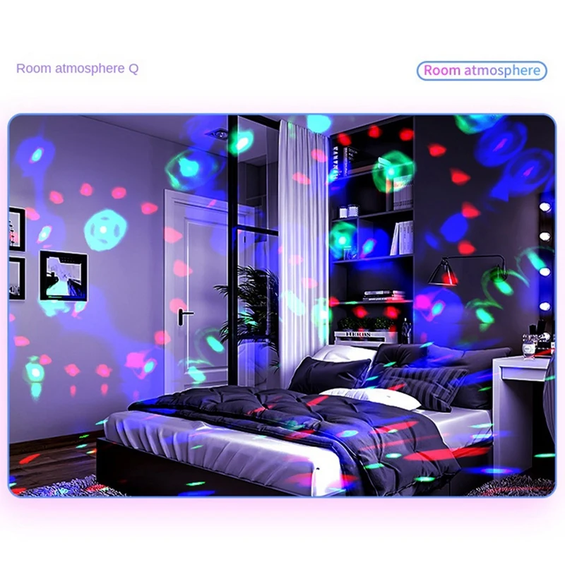 

1 Piece 3W Disco Light Wall Backlight Decoration Strobe Light 48LED RGB Home Party Stage