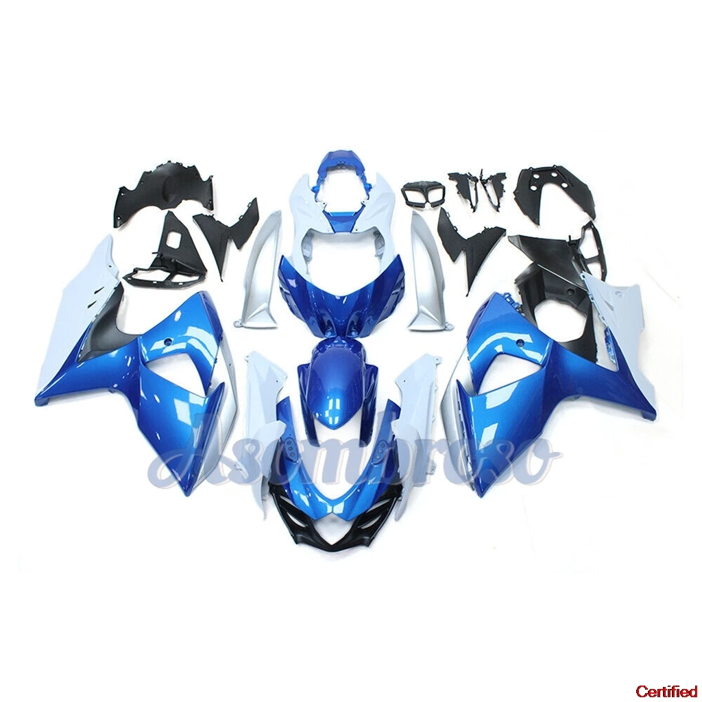 Motorcycle Fairing kits For GSXR1000 2009-2016 K9 2010 11 12 13 14 15 GSX-R1000 blue white