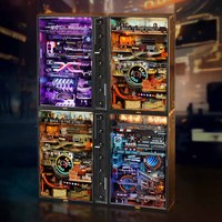 Robotime Rokr Hip-Hop Street Marble Run 3D Puzzle 134pcs Brain Teaser STEM Kit Mechanical DIY Hobbies for Men Women Boys Girls