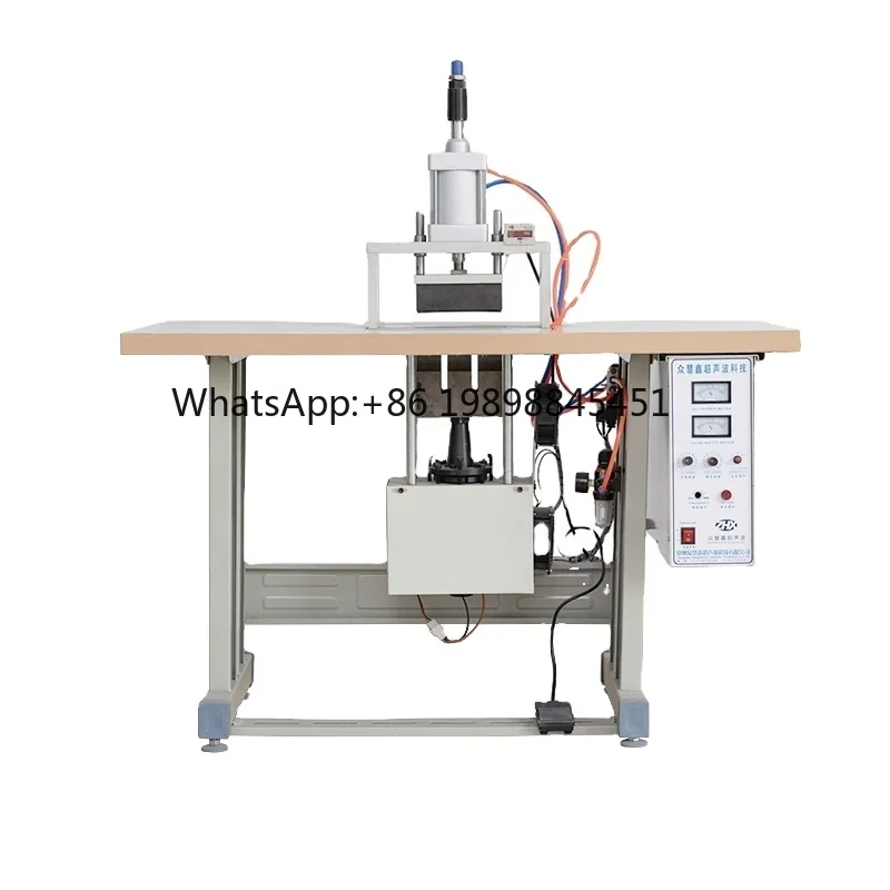 

Ultrasonic Vertical Sealing Machine Good Quality Fully Automatic Non-woven Fabric Bag Ultrasonic Lace Sewing Machine