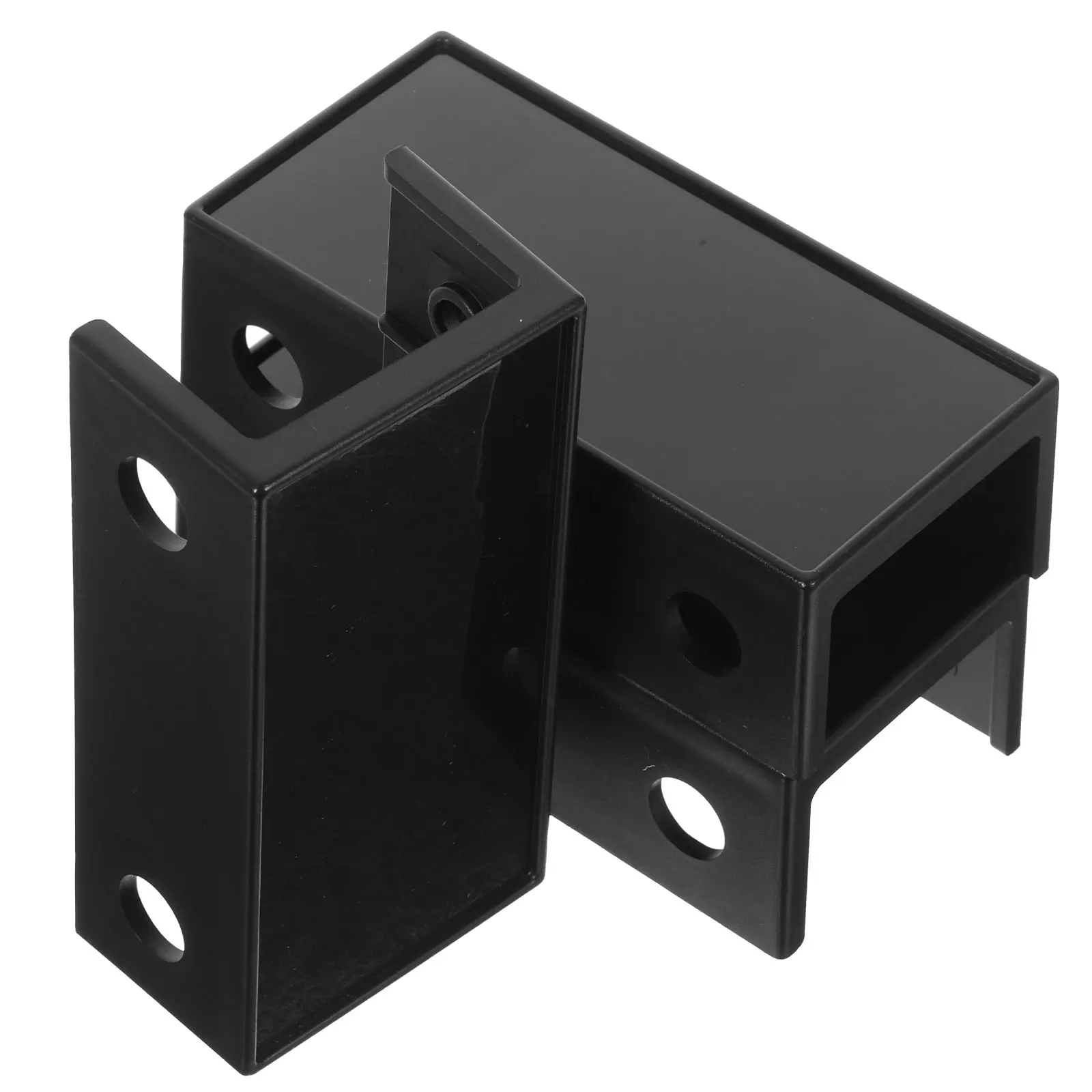 

Black Laptop Under Desk Under Desk Shelf For Laptop Mount Bracket Keyboard Shelf Notebook Stand Wall Storage Rack Plastic