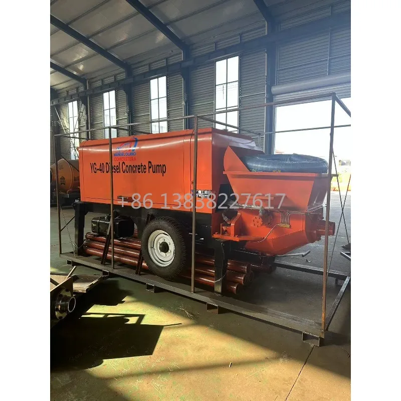 Concrete Pump Boasts Long-lasting Performance Smooth Operation Easy Maintenance and Simple Control