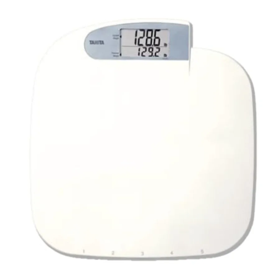 

Цифровые весы для ванной Tanita HD-351 с японской технологией - грузоподъемность 440 фунтов - точные и надежные, с функцией работы для 5 пользователей