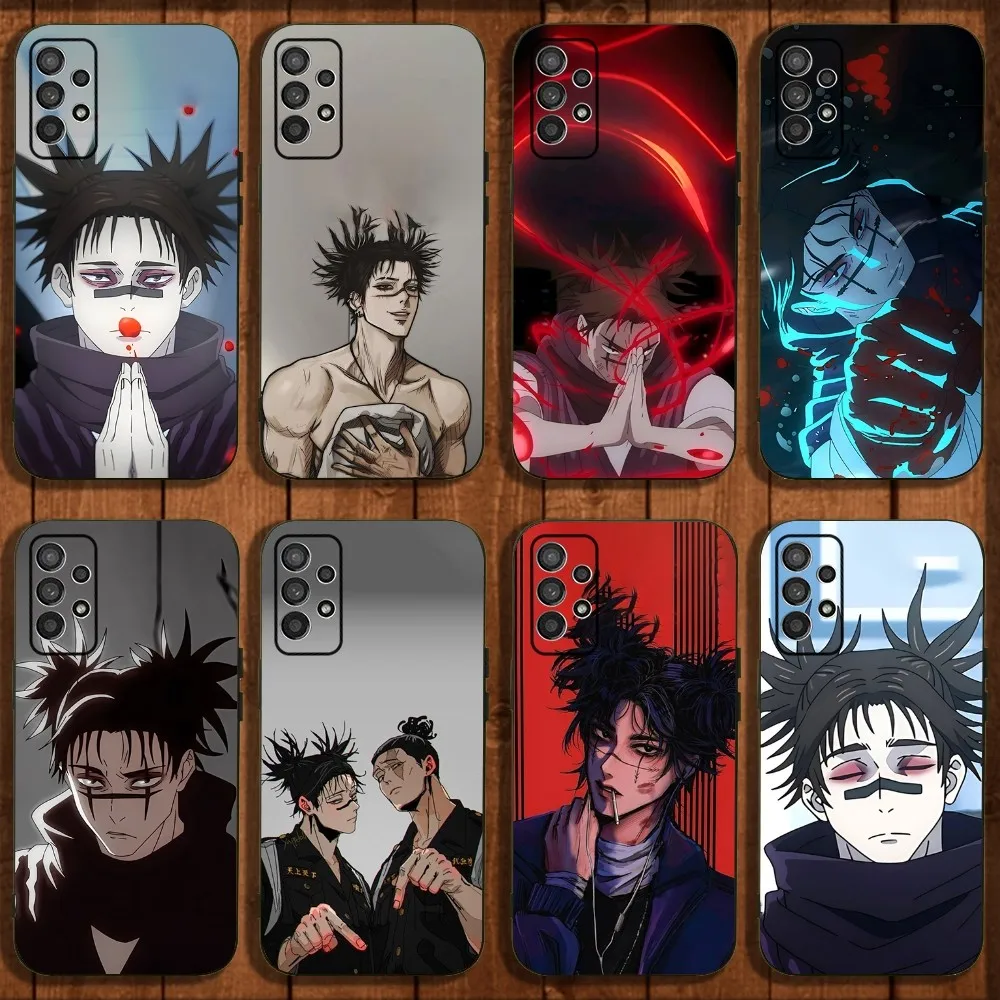 C-Choso J-Jujutsu K-Kaisen Anime Phone Case For Samsung Galaxy A13,A21s,A22,A31,A32,A52,A53,A71,A80,A91 Soft Black Cover