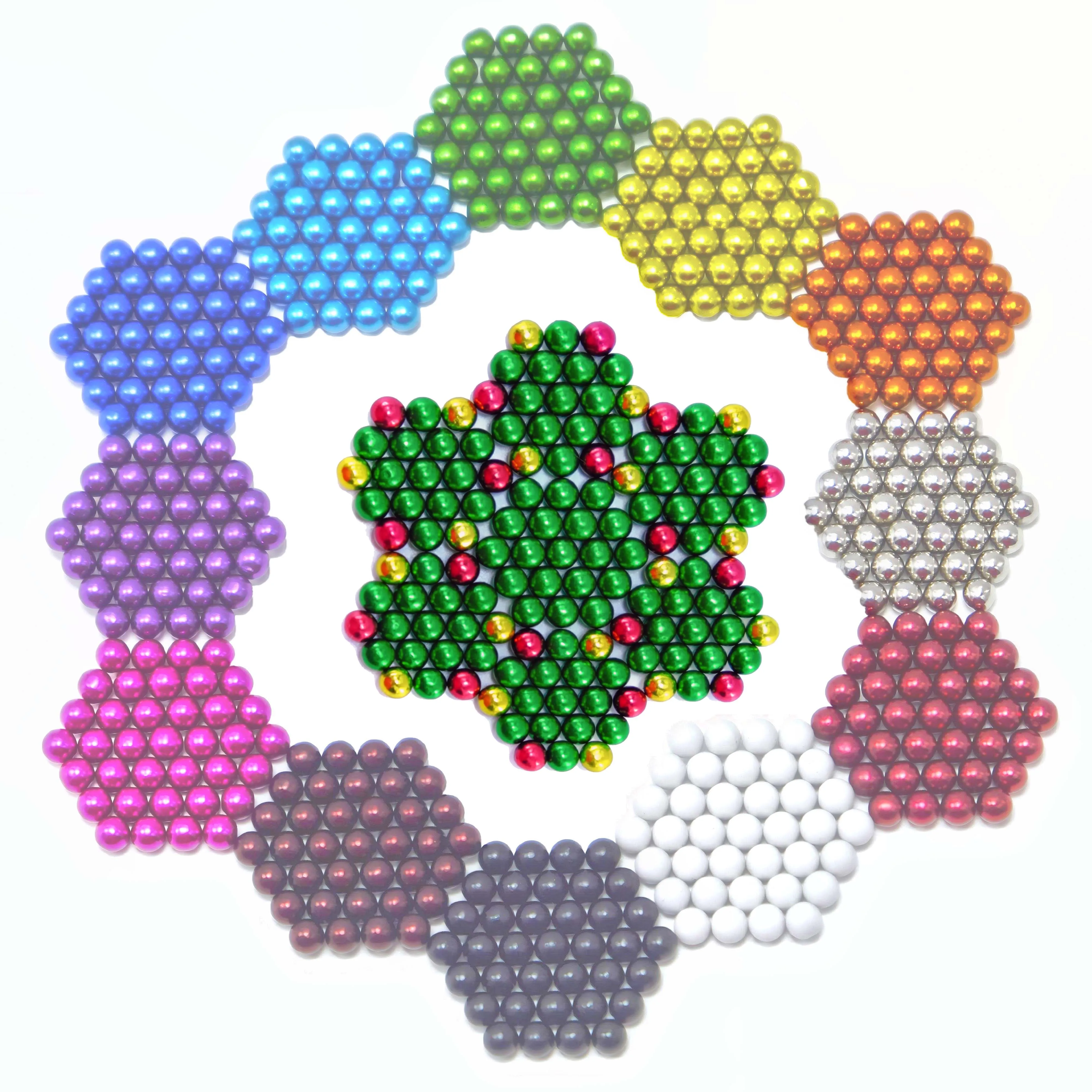 جديد عيد الميلاد عناصر الديكور مغناطيس الثلاجة ديكور المنزل كرات ملونة هالوين قوية المغناطيسي الخرز المستديرة لتقوم بها بنفسك مجموعة #1