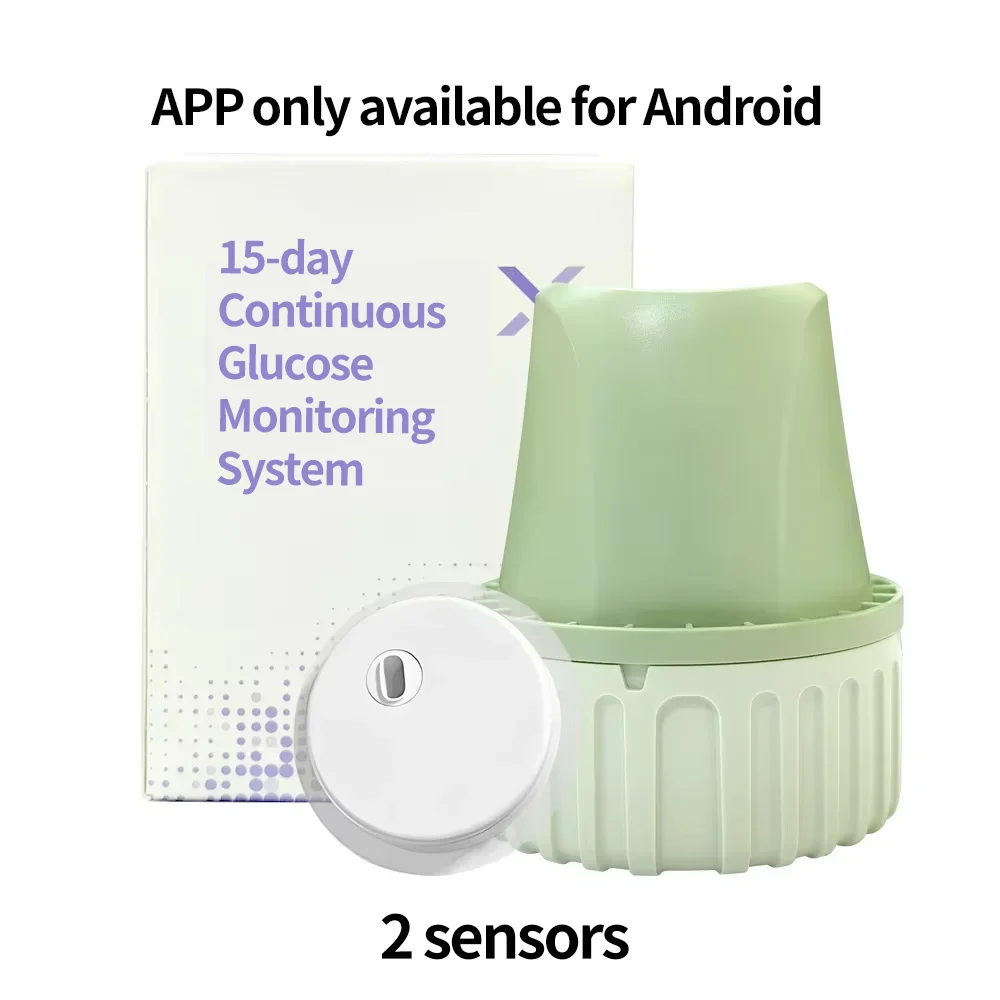 Aidex 2nd Dynamische Bloedglucosemonitor CGMS Real-Time Diabetes Suikermeter Bloedglucosetest Aidex X Bloedglucoseensor