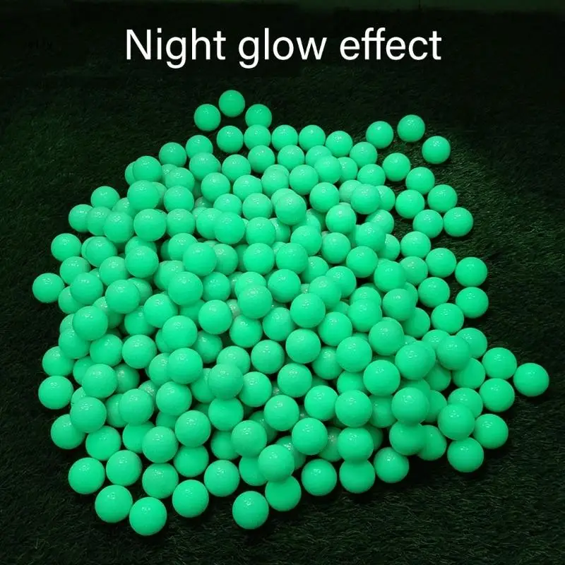 Pelotas Golf que brillan nocturnamente, 3/5 Uds., iluminan luminosamente, pelotas Golf fluorescentes 448C