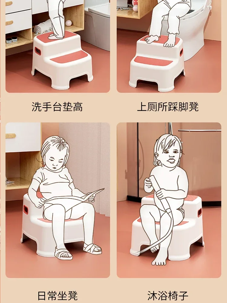 Детский оттоманка, детское ступенчатое кресло, маленькая скамейка, Детская Нескользящая скамейка для мытья рук, мебель для детской комнаты