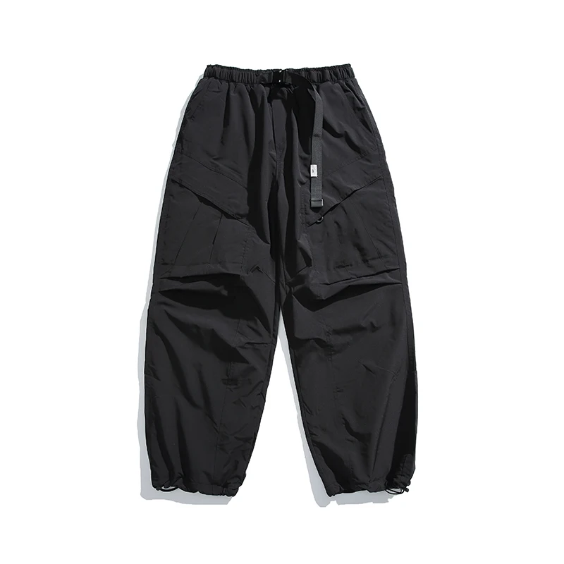 Men\'s Winter Clothing Streetweawr Fashion Loose Outdoor Sport Casual Fleece Thicken Cargo Pants Cityboy Jogger Sweatpant Trouser