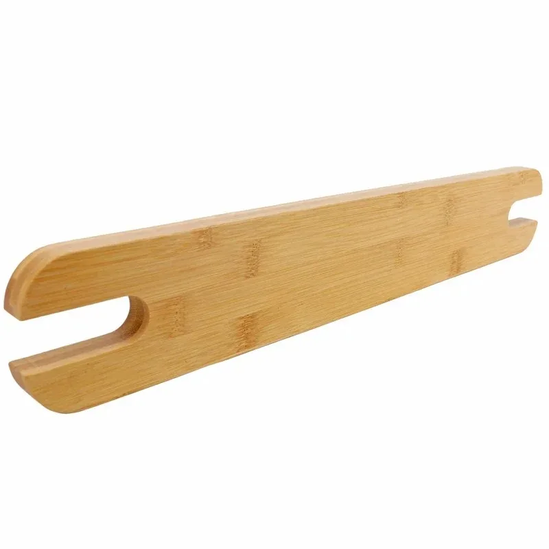 Cadeira alta para bebês, apoio para os pés, bambu natural, madeira, assento infantil, antiderrapante, estável, acessórios para crianças, bebês