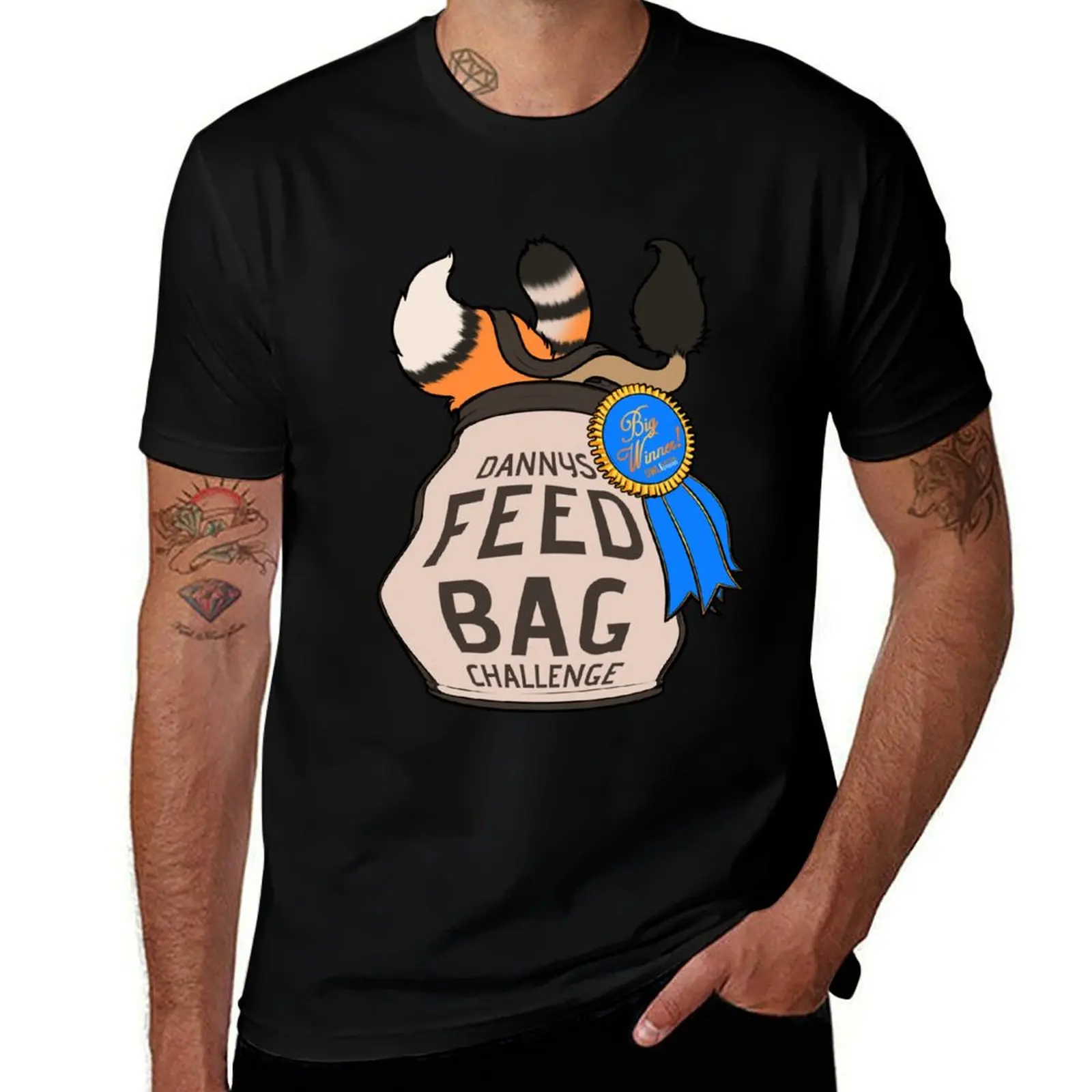 Feedbag Challenge Logo T-Shirt Sport Basic Moisture Wicking Tee T-Shirt