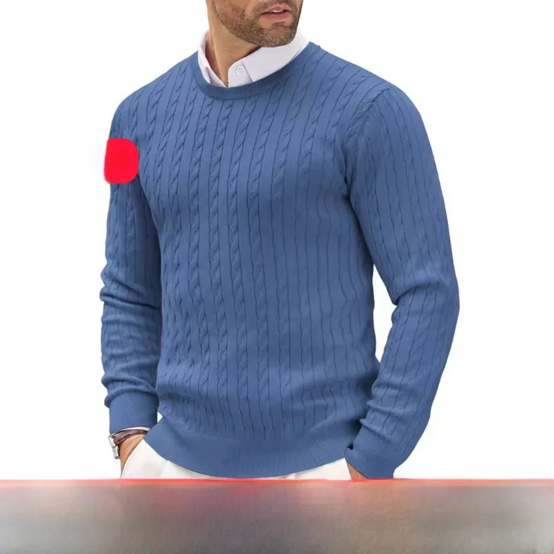 

Men's round Ne Knitted Sweater Turtlene Base Layer irt Faion Urban Sle Long Sve Thin Model for Commuting