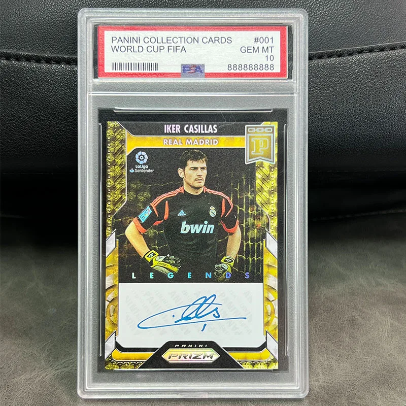 DIY Homemade Panini Rating card Maradona David Beckham Neymar Iker Casillas Star signature card Character collection card toys