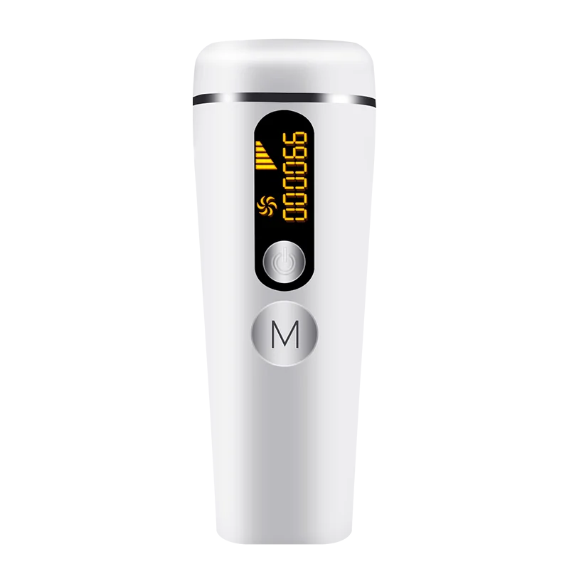 IPL Epilator Ice Cooling for Dark Skin Painless Home Use Adjustable Energy Levels Long-Lasting Smooth Results