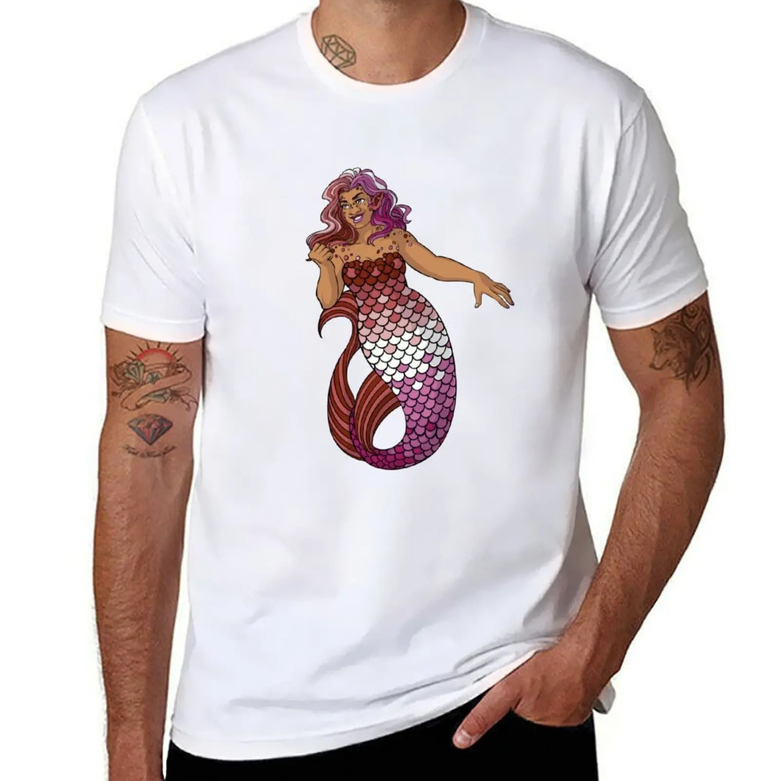 

Lesbian Pride 2021 Merfolx T-Shirt t shirt man designer t shirts for man cotton T-Shirt