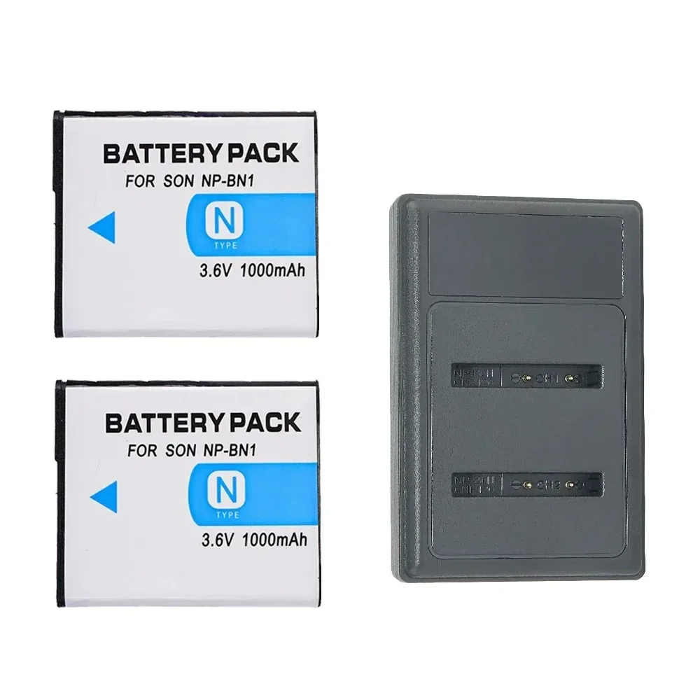 

1000mAh 3.6V NP-BN1 Battery for Sony DSC-W DSC-WX DSC-TX DSC-QX DSC-T Series W380 W350 W390 TX7 TX9C TX100 QX100 W520 T110