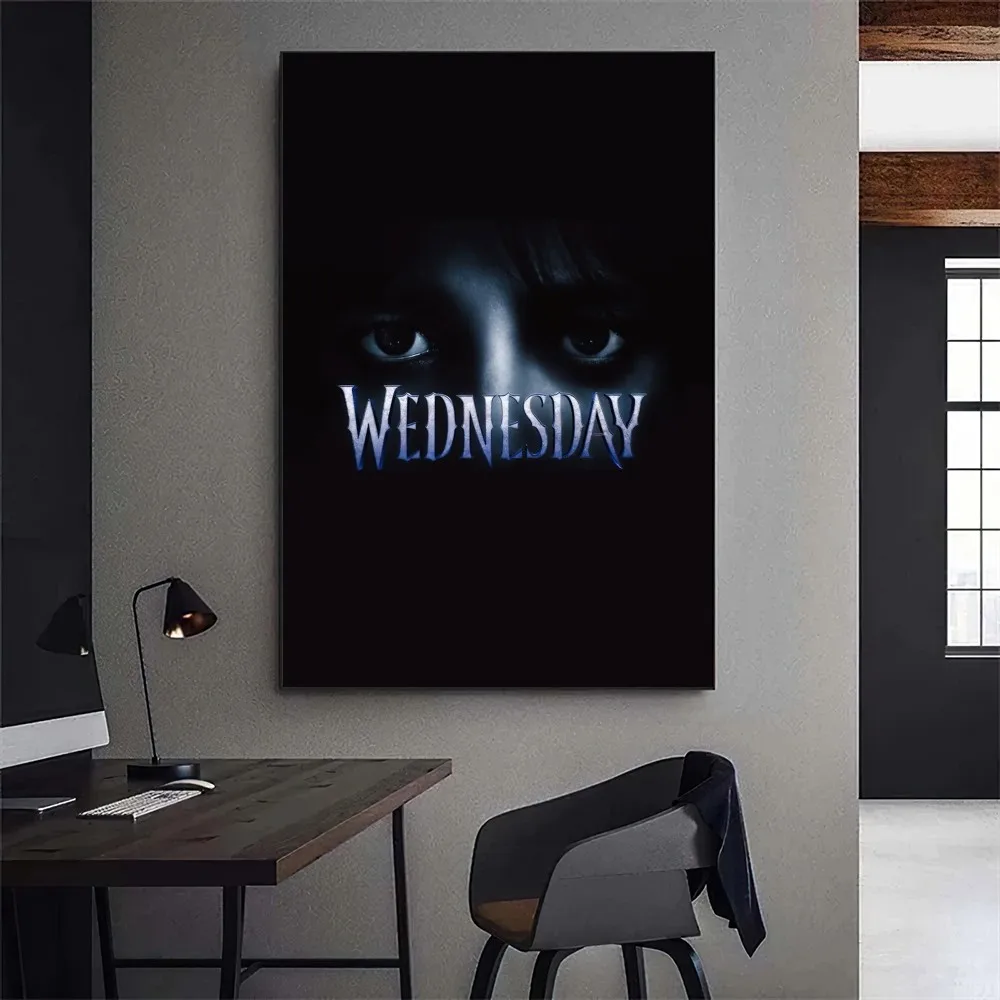 W-Wednesday Poster Gallery Prints Wall Decals Home Decor Decoration Self Adhesive Living Room Sticker