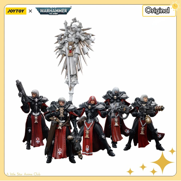 【Preventa】Figura de acción JOYTOY 1/18 Warhammer 40000 Adepta Sororitas Battle Sister Colección de 5 modelos