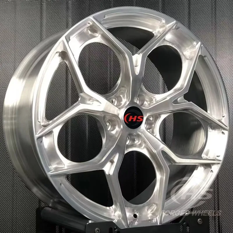 

Custom 18 19 20 21Inch Monoblock Brushed Silver 5x114.3 5x112 5X120 Forged Wheels Rims for BMW M3 M5 Ferrari Alfa Romeo