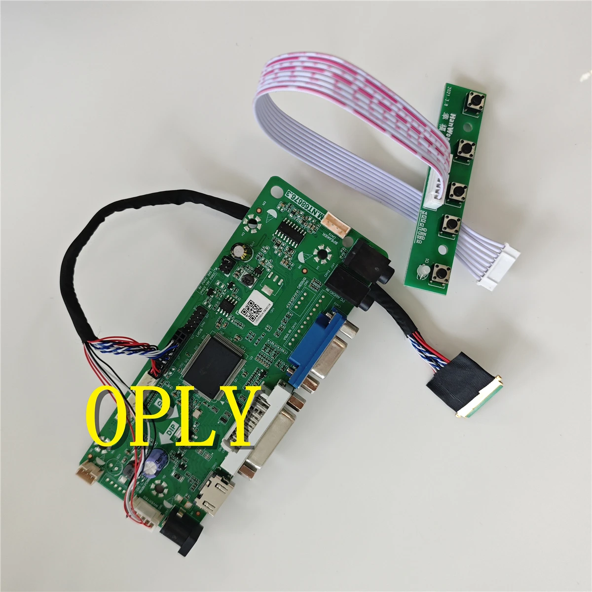 عدة لـ M101NWT2 R1/R3 M101NWT2 1024X600 10.1 "لوحة HDMI-متوافق VGA DVI LVDS لوحة تحكم شاشة LCD 40pin