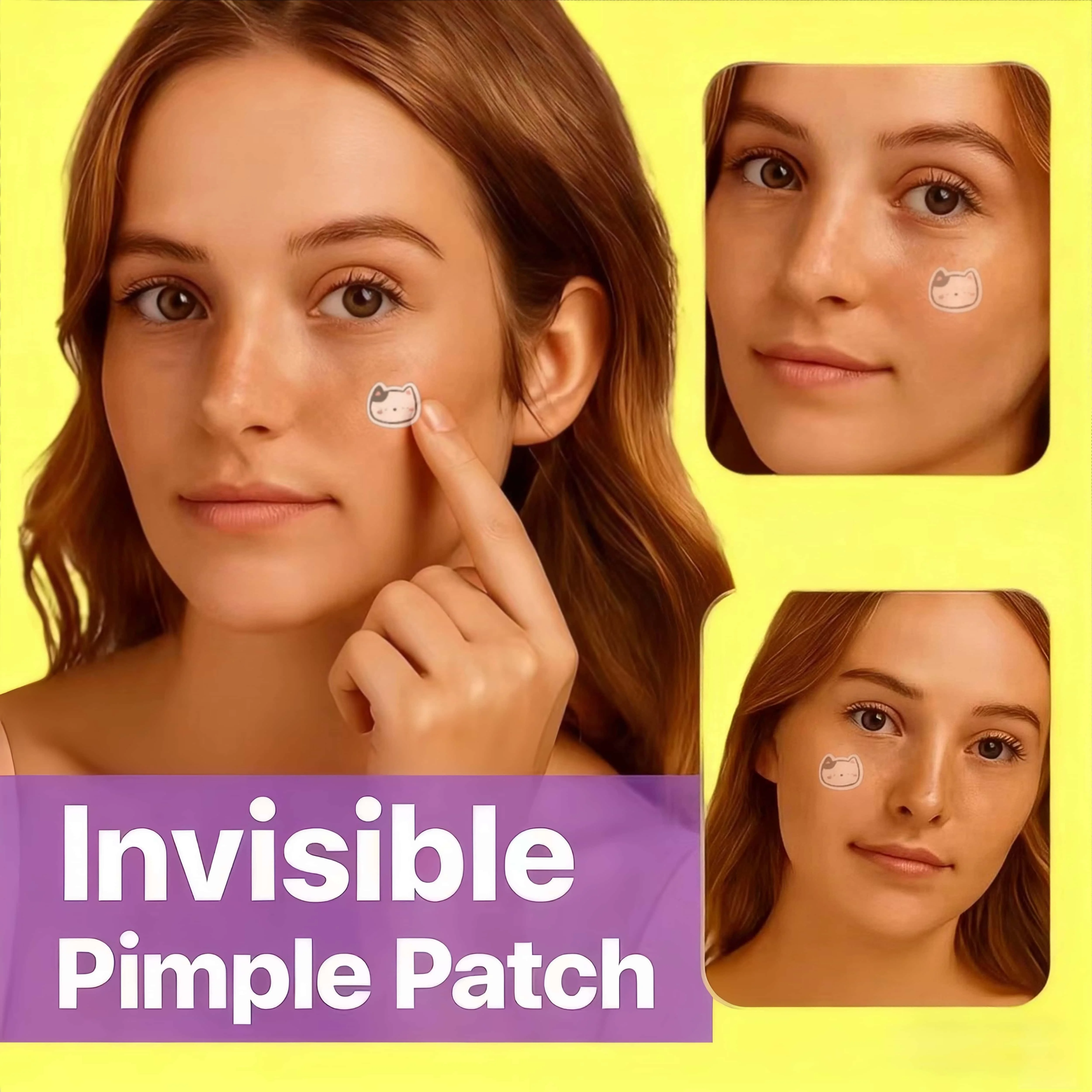 48/96 قطعة من رقع حب الشباب الغروانية المائية. خالية من الكحول والعطور لجميع أنواع البشرة. آمنة للسفر والبيج المنفقي.