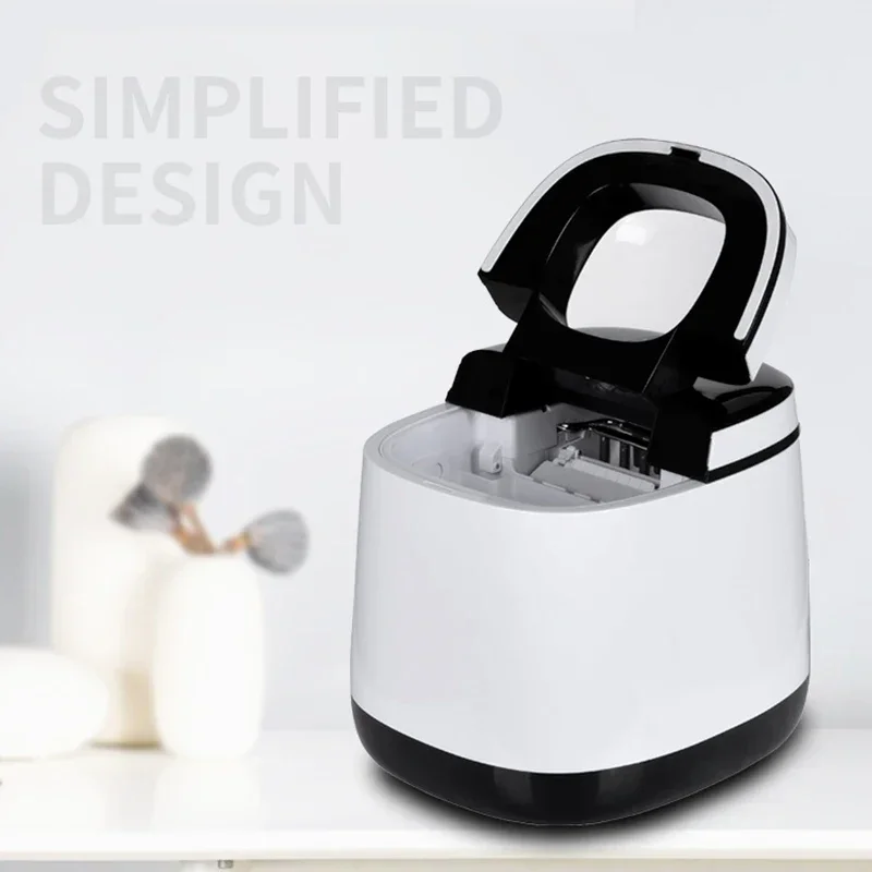 آلة صنع الثلج المنزلية الكهربائية الدائرية الأوتوماتيكية المحمولة ، آلة صنع الثلج ، آلة صنع الثلج على نطاق صغير ، التجميد السريع