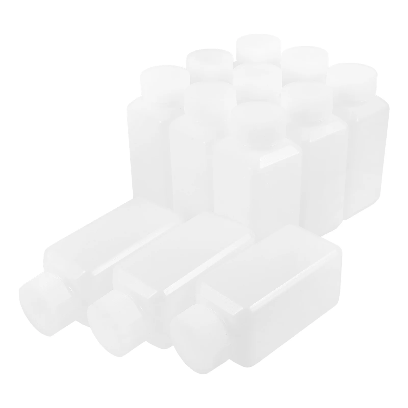 

12pcs Reagent Empty Sample Bottles 100Ml Refillable Leak-Proof Sturdy Small Liquid Containers For Lab Chemical Use Laboratory