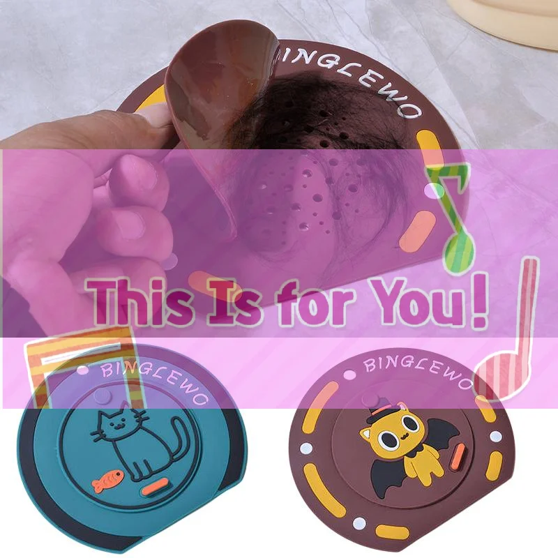 

【HMA】Sewer Floor Drain Cover Hair Catcher Drain Strainer Kitchen Bathroom Sink Bathtub Stopper Seal Mat Anti Clog Anti-Odor