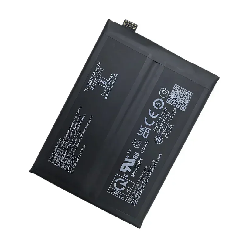 بطارية أصلية 100% لعام 2025 BLP899 لهاتف 1+ One Plus OnePlus 10Pro 10 Pro عالية الجودة Bateria 5000mAh شحن سريع