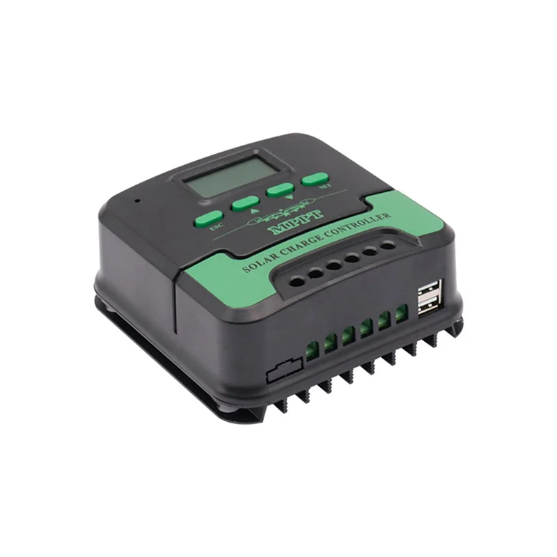 

A76K Solar Charge Controller LCD Display Auto Lead Acid Lithium Battery Charge Solar 20Amp 12V/24V MPPT