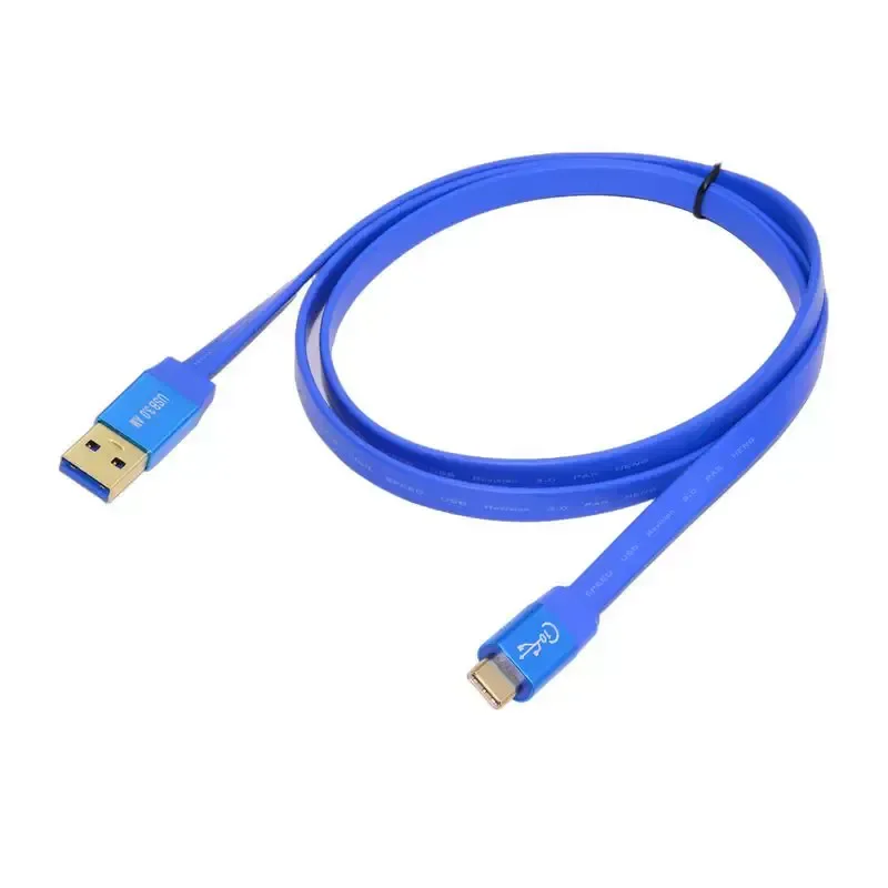 for NVME Soft Flat Cable Type C 3.1 to USB 3.0 Data Cable High Speed OTG Hard Disk Transmission for Computer Notebook Power