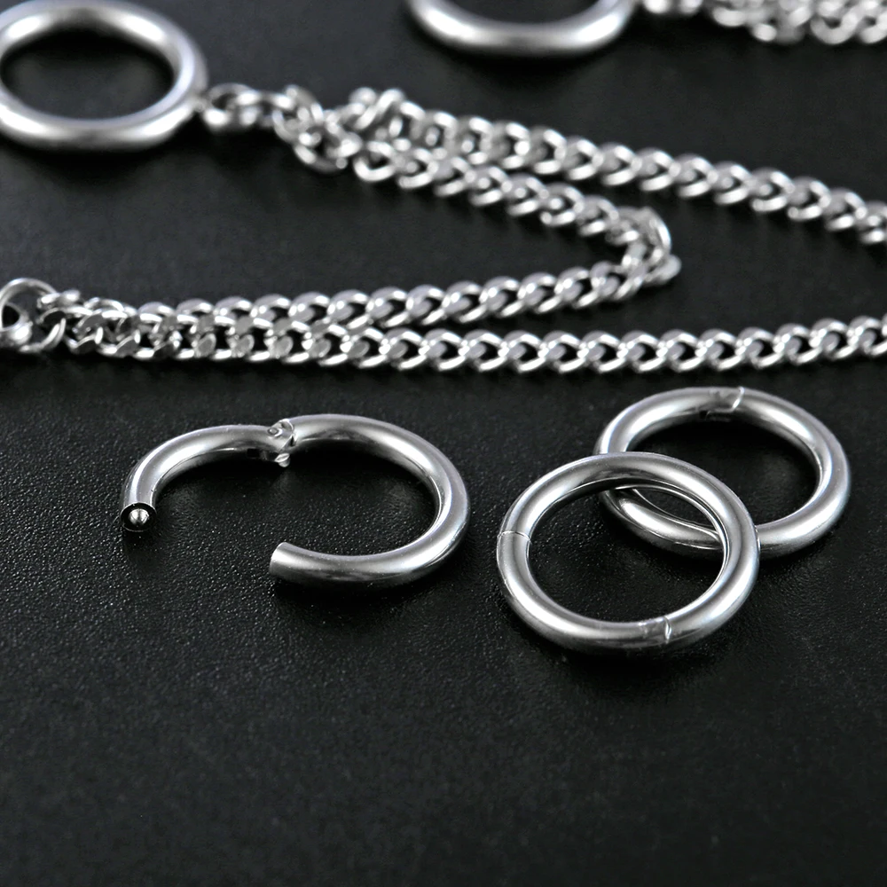 Casvort 316L Edelstahl Mode Set Piercing Frauen Körper Schmuck Hoop Tragus Clicker Ringe Knorpel Helix Ohrringe Neue – Detail 13