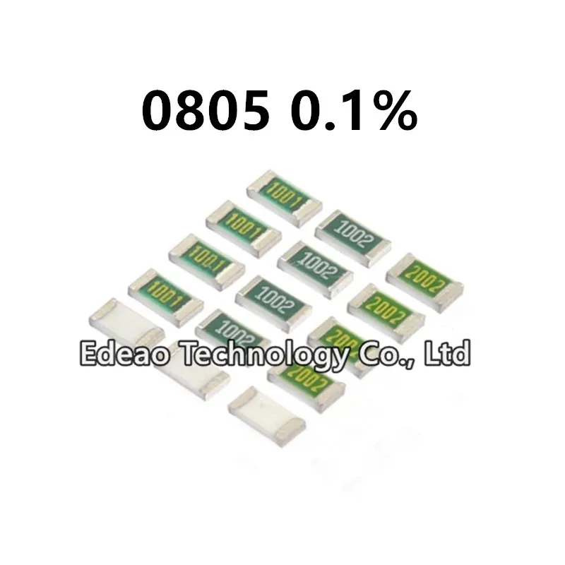 20PCS/lot NEW SMD Resistor 0805 0.1% 1R ~ 1M 1 10 100 150 220 330 ohm 1K 2.2K 10K 100K 0R 1R 10R 100R 150R 220R 330R 1M