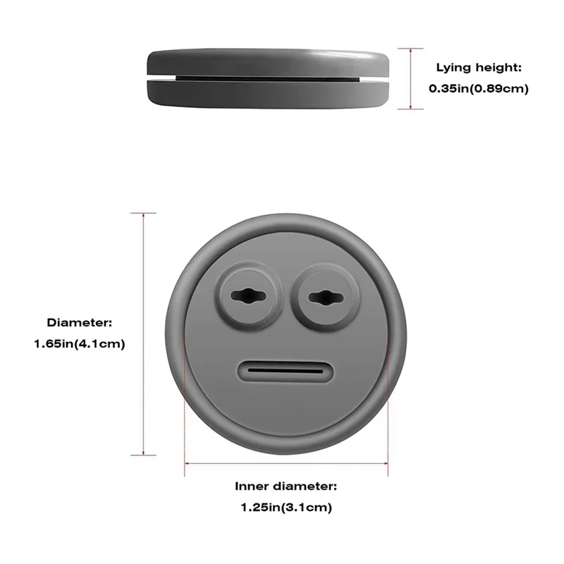 ABRB-온도계 프로브 와셔 Weber Smoker Grill 용 식품 등급 고무 그릴 프로브 와셔 조리기구 액세서리