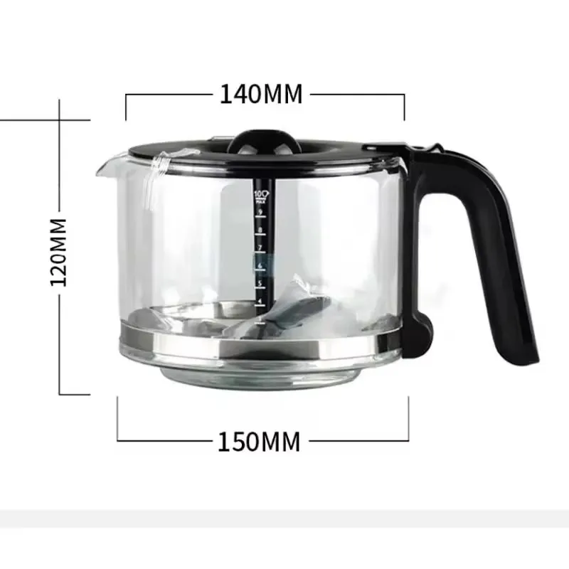 For Philips Coffee Machine Glass Pot Filter Funnel Parts HD7761 HD7762 HD7765 HD7766 HD7767 HD7768 HD7769