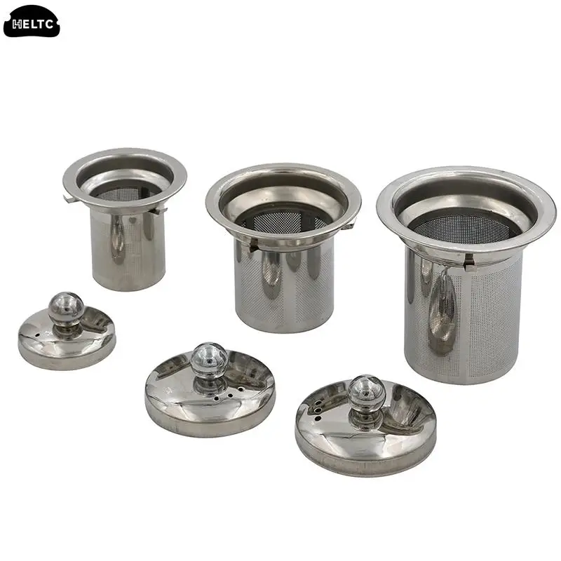 Reusable Stainless Steel Tea Strainer Mesh Infuser Basket Loose Tea Leaf Infusers Herb Filter for Mug Teapot Teaware Tea Maker