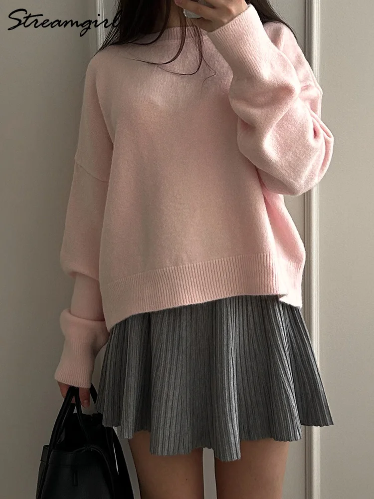 المرأة قطعتين مجموعة تنورة صغيرة وسترة مطابقة مجموعات الخريف الشتاء البلوزات البني الشوكولاته متماسكة تنورة مجموعات النساء 2 قطعة #4