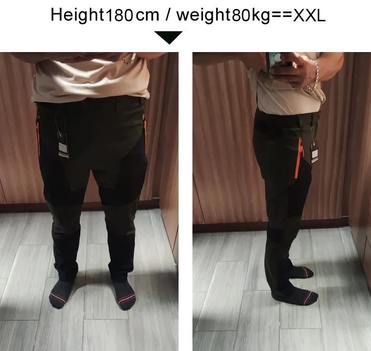 TRVLWEGO Herren-Sommer-Sporthose, atmungsaktiv, Wanderhose, Camping, Spritzschutz, schnell trocknend, UV-beständig, elastisch, dünn – Detail 4