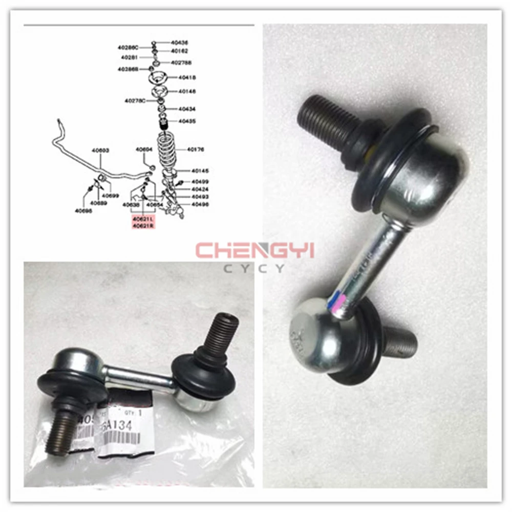 

Front Suspension Stabilizer Bar Small Link Ball Joint For Pajero Montero V73W V77W V93W V97W MR992191 MR992192 4056A133 4056A134