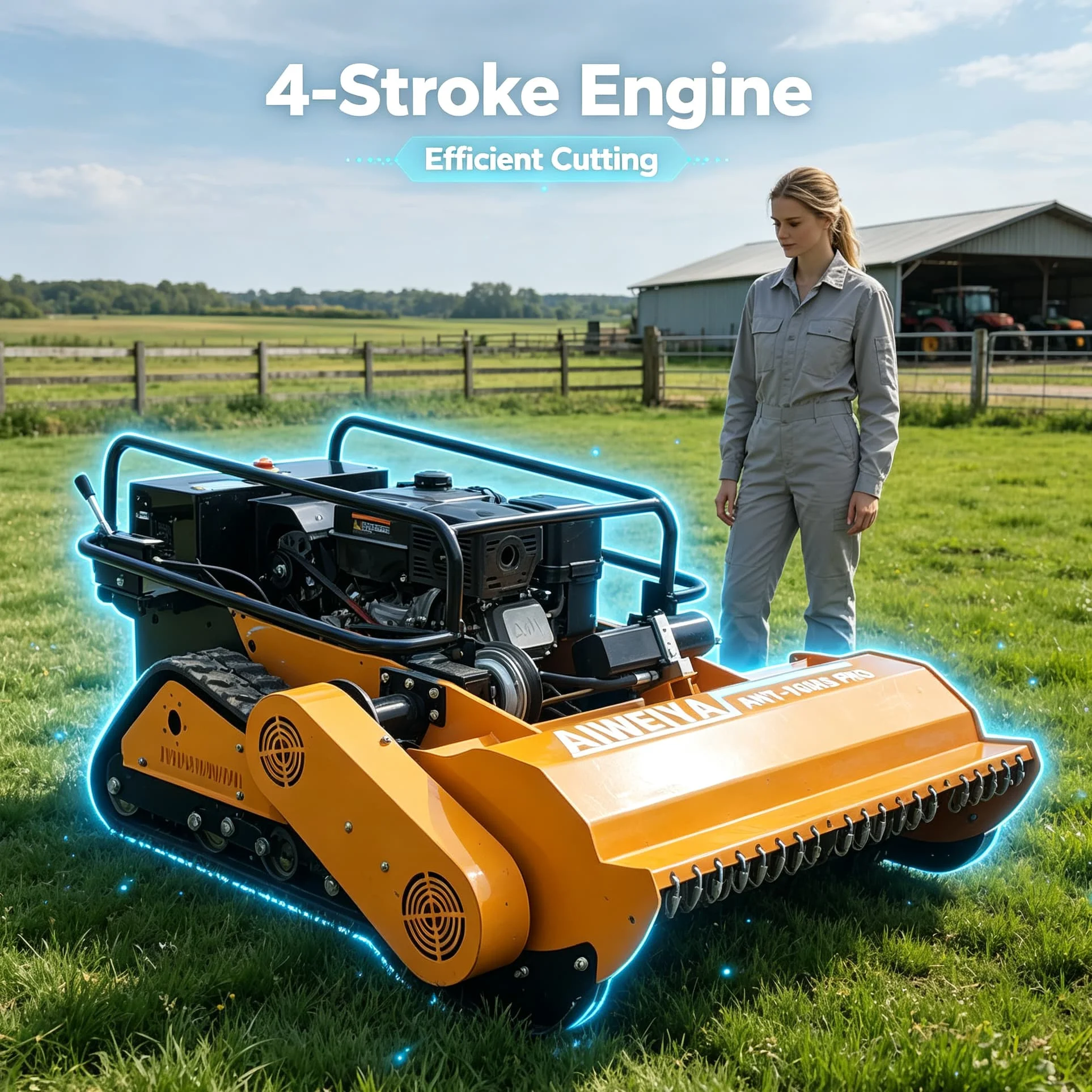 Customized High-grade Manor Garden rc mower Automatic Lawn Mower, Intelligent Speed Adjustment Adapts Different Grass Conditions